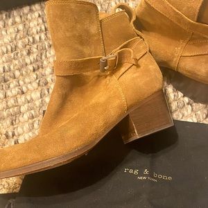 Rag & Bone Brown Suede Booties - size 9/EU 39